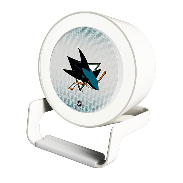 San Jose Sharks Linen Night Light Charger and Bluetooth Speaker Hot on Sale