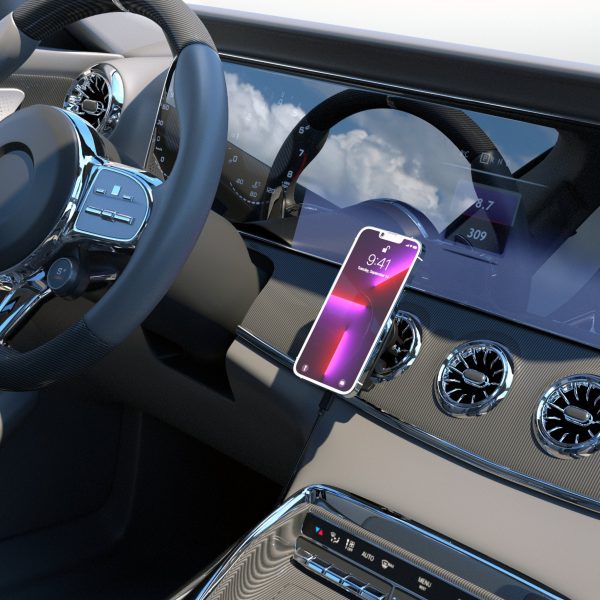 Seattle Kraken Linen Wireless Mag Car Charger on Sale - Image 2