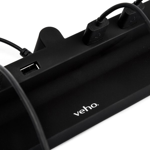 Veho TA-6 Desktop 6 Port USB Charging Hub with 2.4A Output – Black Online Sale - Image 4