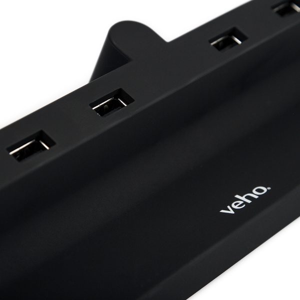Veho TA-6 Desktop 6 Port USB Charging Hub with 2.4A Output – Black Online Sale - Image 3