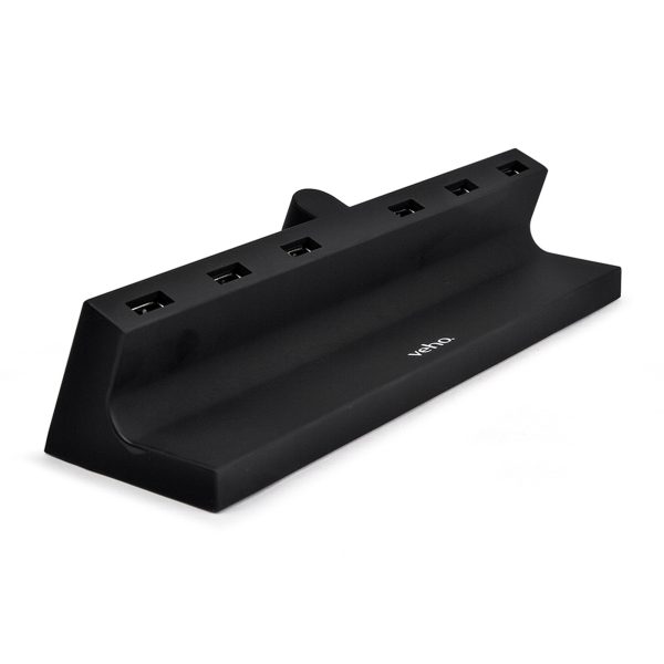 Veho TA-6 Desktop 6 Port USB Charging Hub with 2.4A Output – Black Online Sale
